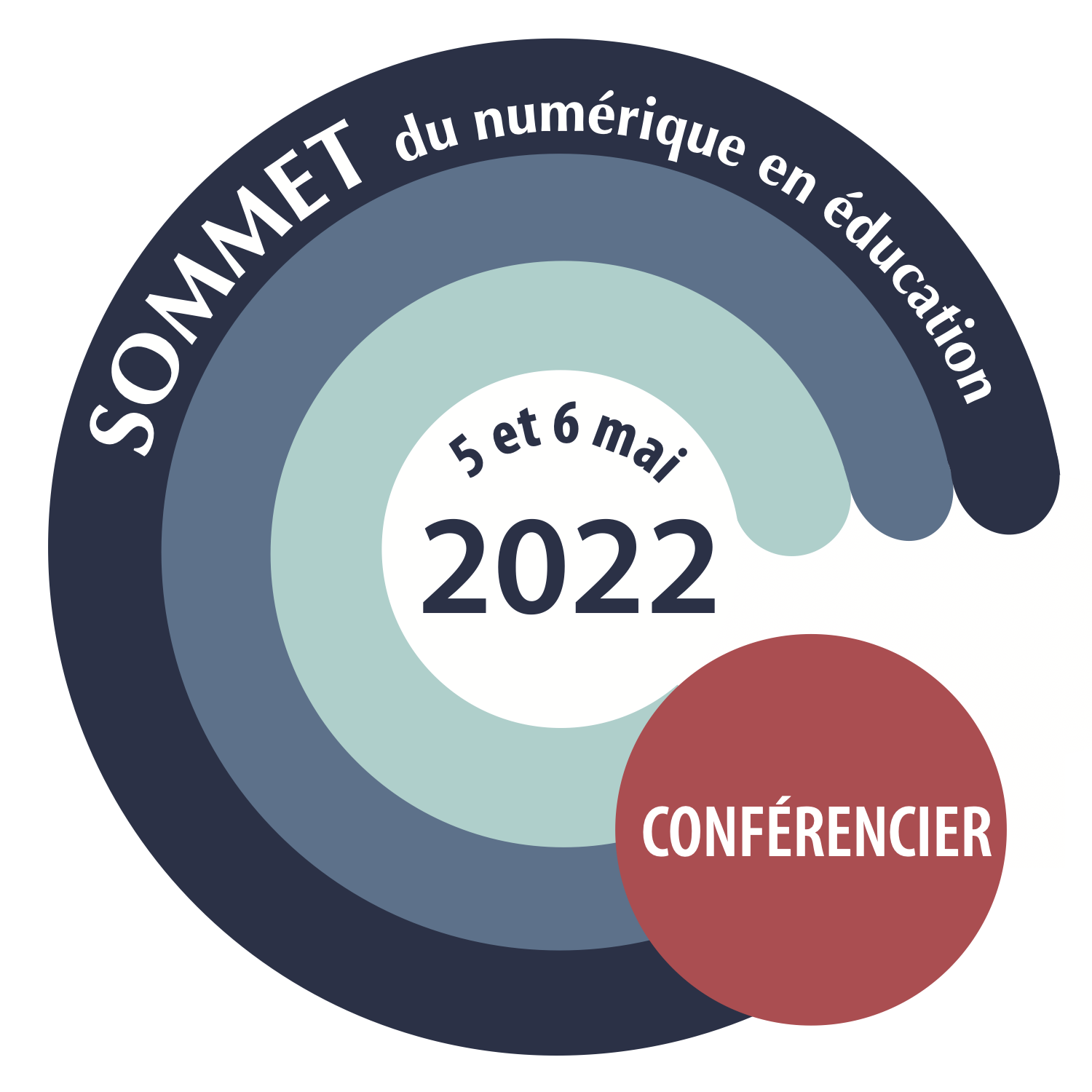 Badge numérique Conférencier au Sommet du numérique 2022
