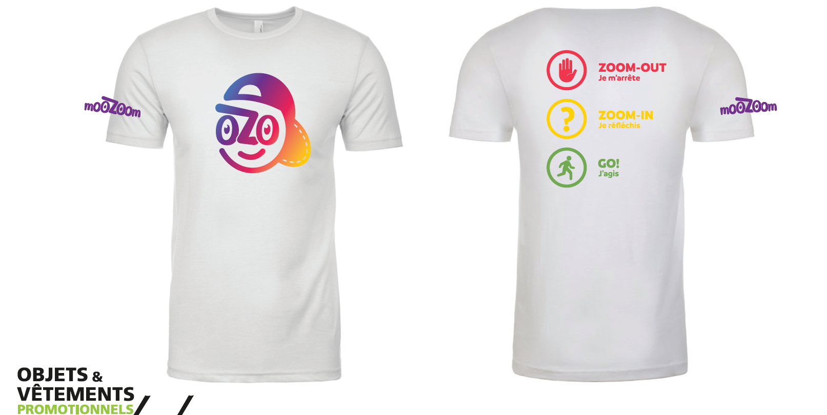 T-Shirt moozoom pour 5 enseignant(es) ou autres membres d'une équipe école